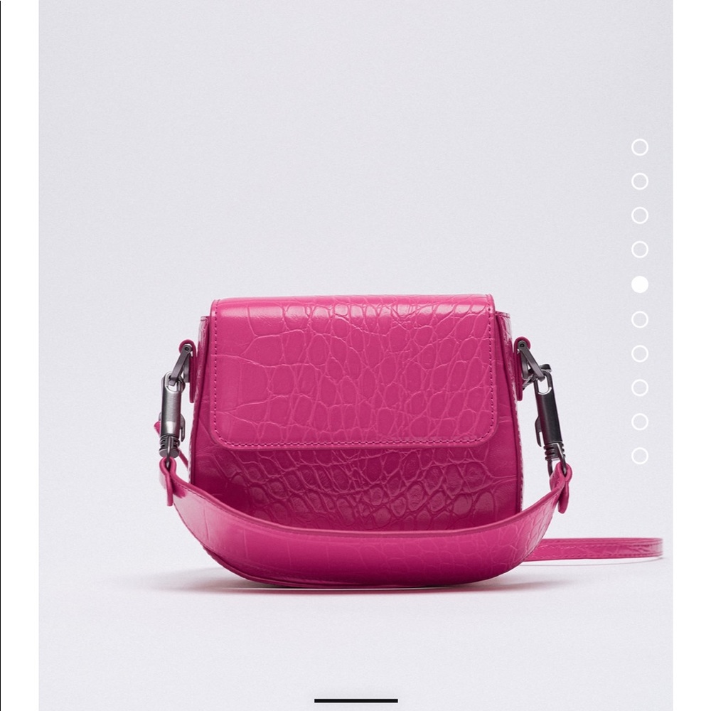 Zara Neon animal print cross body